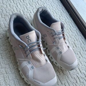 On Cloud women 6 Athletic Shoes - Light Pink/Gray